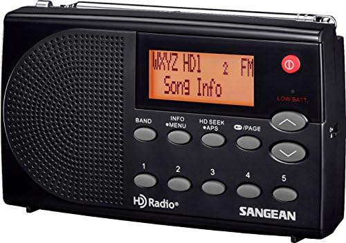 Sangean HDR-14 HD Radio/FM Stereo/am prijenosni Radio, standart, crn & HDR-15 HDR-15 AM / FM HD
