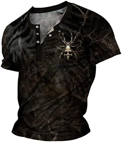 XILOCCER MENS Casual majice s kratkim rukavima Cool Button Up Majice Trendne majice za muškarce