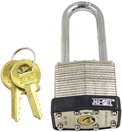 NU-set Lock | 1/2-inčni laminirani čelik KLJUČITE BADKE BADLOCK | Laminirani katanacknuo se na master