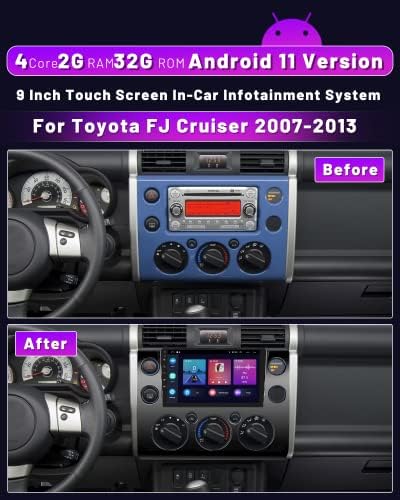 2G+32G za Toyota FJ Cruiser 2007-2013 Radio sa bežičnim Apple CarPlay Android Auto Android 11 auto Stereo Hikity