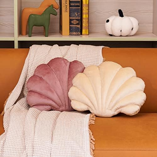 Artmagic Seashell u obliku dekorativnog bacanja jastuk 3D baršun jastuk ultra mekani naglasak za