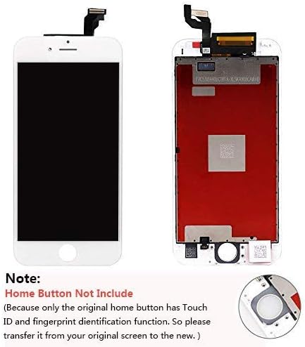 FFtopu iPhone 6s Plus zamjena ekrana Bijela, LCD ekran 3D dodirni ekran digitalizator zamjena okvira