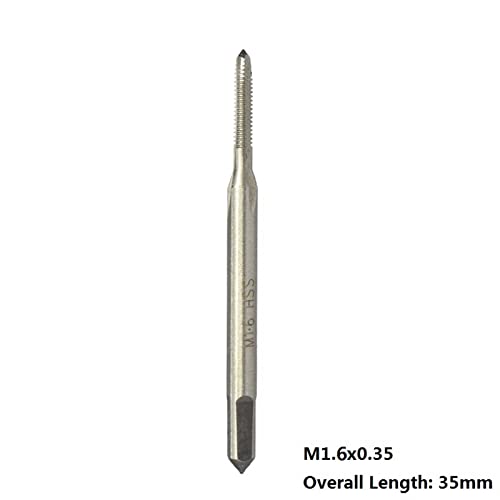 M1-M1.8 Thread Swer Bušilica 6542 Ravna rupa za vijak za flautu Dodirnite bušilica Metrička mašina Stroj Dodirnite