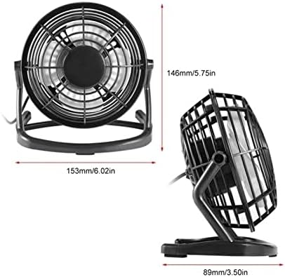 Jkyyds Fan - Clip ventilator ventilatora miran isječak na mini stolu ventilator ljetni modni prenosivi radnotop