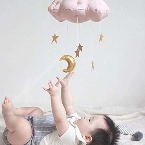 Mobilni, privjesak u oblaku viseći stropni mobilni za djecu mobilna igračka zvjezdani dekor za rasadnik