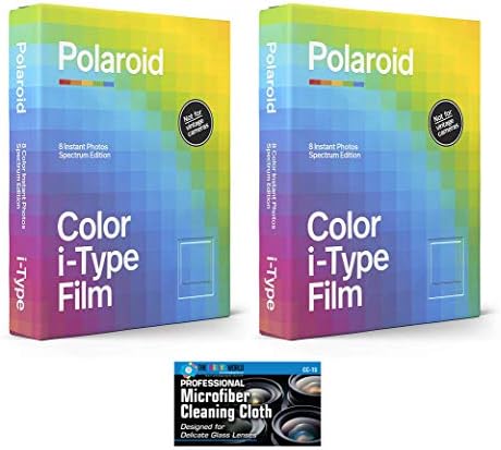 Impossible / Polaroid boja sjajni Instant Film crni okvir izdanje za Polaroid I-Type OneStep2 kamera-2-Pack
