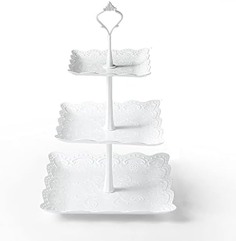Stalak za torte Cupcake stalci vjenčanje Kreativni višeslojni stalak za torte Kućni kvadratni poslužavnik za deserte