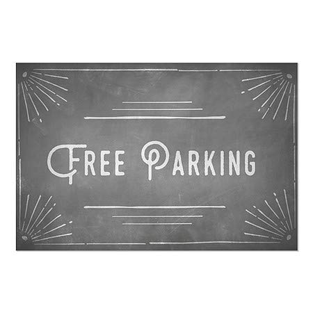 CGsignLab | Besplatni parking-naglašnji izbor Clear Window Cling | 30 x20