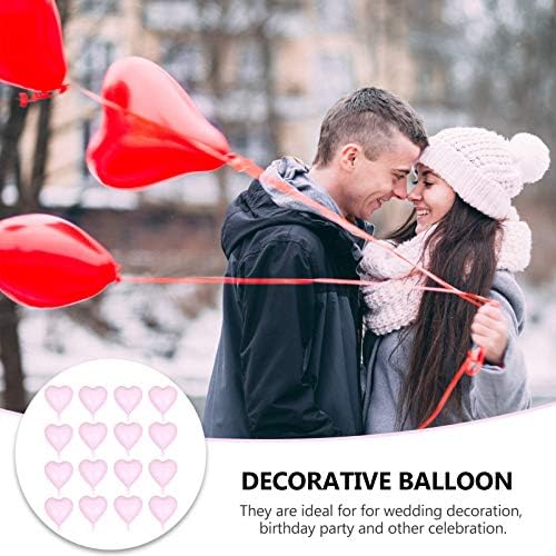 Nuobesty 50pcs Pink Heart Balloons aluminijum mylar foil Balloon Party Baloni za Dan zaljubljenih za rođendan