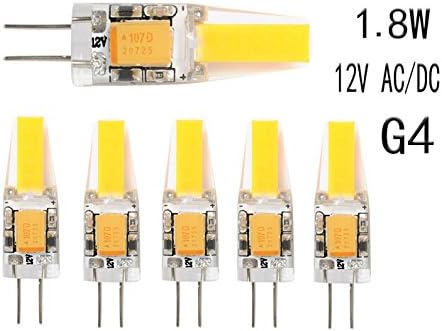 Najbolje kupiti 1.8-Watt T4 G4 LED sijalicu sa mogućnošću zatamnjivanja 12-30V AC / DC,1.8 W topla bijela boja,