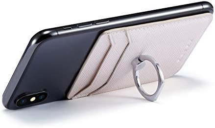Premium PU kožna RFID kartica telefonska kartica Stick na novčaniku s prstenom Kickstandom za iPhone i Android