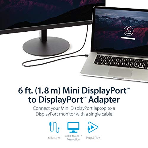 Početni adapter 1M Mini DisplayPort za DisplayPort adapter kabel - m / m