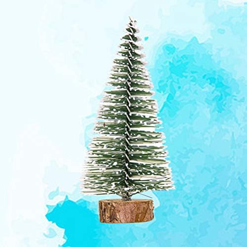 AMOSFUN Božićne ukrase Simulacija božićnih stabala umjetna mini božićna stablo Mala radna stolna