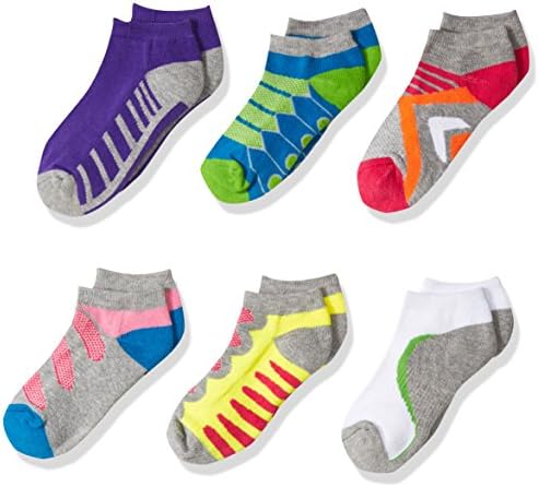 Jefferies Čarape Za Djevojke ' Veliki Tehnološki Sport Niske Čarape 6 Paket