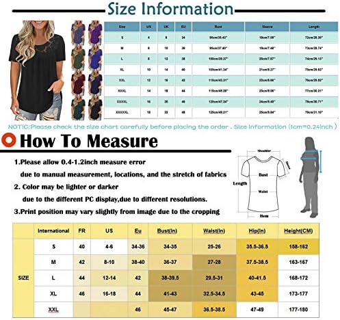 Thirts majice za žene pakiranje plus veličina izlaska vrhova za žene plus veličine sa rukavima ženske