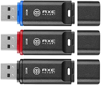 AXE memorije USB disk 3-Pack 32GB USB 2.0 3x mat crni Flash Drives