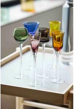 ー子ー lynby glass 27582 Aquabit Glass, London, 7,1 inča, 6 komada , Razno