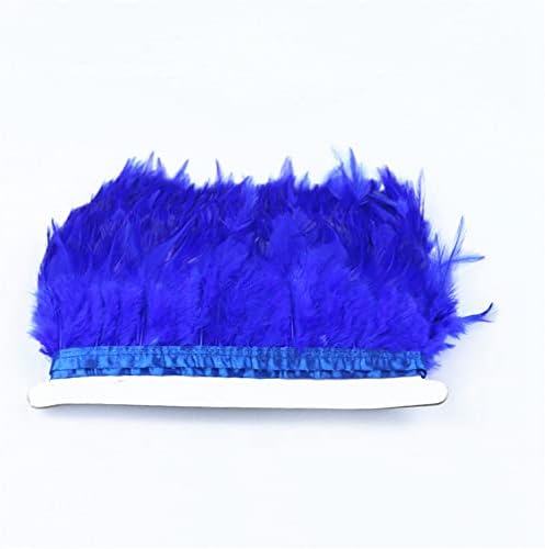 Zamihalaa - Royal Blue Rooster vrat Hackle pero Trims traka fazan pero rub suknja za zanate Odjeća vjenčanje