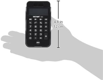 Victor 900 ručni kalkulator, crn, 0.3 x 2.5x 4.3
