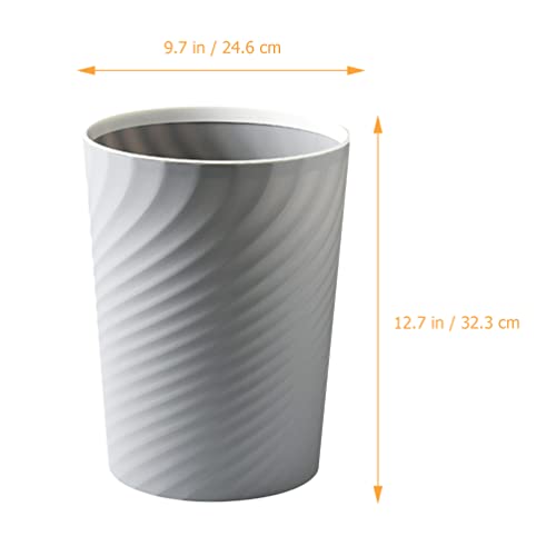 Hemoton okrugla plastična mala kanta za smeće, kontejner za smeće, kapaciteta za smeće 12 l