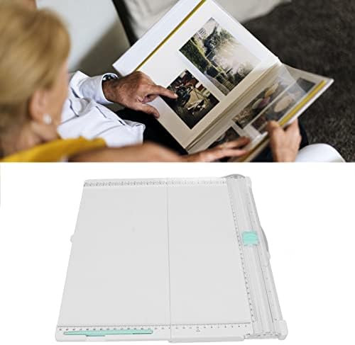 Rezač papira, 31x30cm Sklopivi siguran Operacija Trimer TRIMMER Prijenosni alat za rezanje papira za kućnu