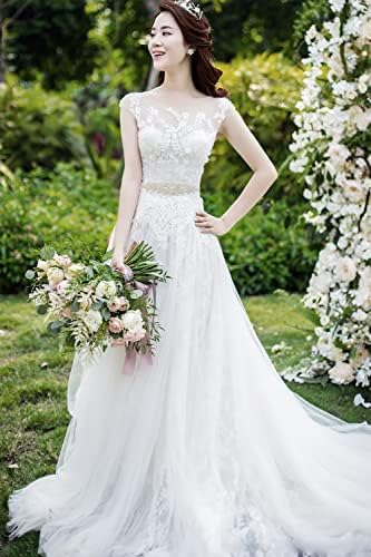 ShinyLeauty Slonovača svadbene sash-vjenčane haljina Sash Belt-Rhinestone i Pearl bjelokosti vjenčanica
