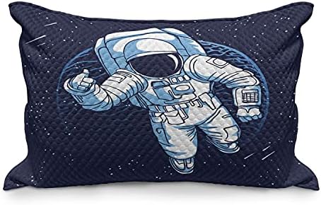 ABESONNE Astronaut quild jastuk, crtani dizajn Spacemana na zvjezdanom vanjskom prostoru, standardni