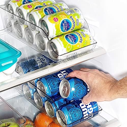Set od 1-JinaMart frižider Organizator Bin Pop držač za piće za limenke sode za frižider, kuhinju, radne ploče,