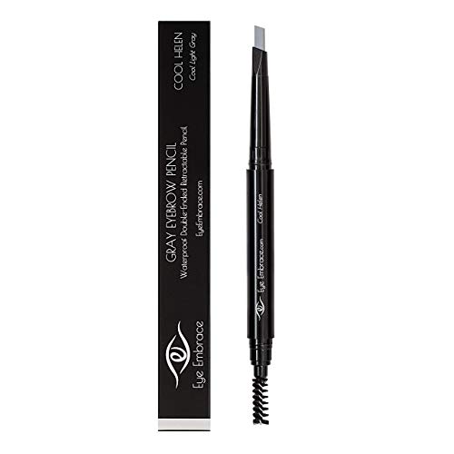 Eye Embrace Cool sive olovke za obrve: Cool Helen & Grace paket od 2 paketa-vodootporan, dvostruki automatski