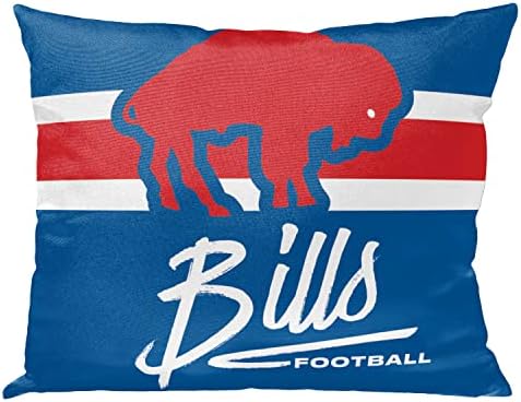 Northwest Official NFL Buffalo Bills nostalgični ponosni dekorativni jastuk, Team boje, 15 x