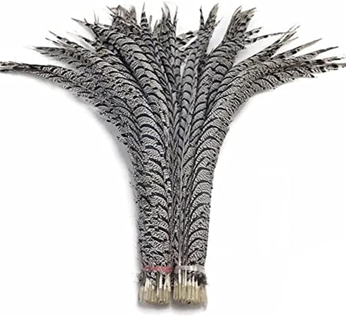 32-40 prirodno Bijelo Zebra Lady Amherst perje fazana za ukras karnevalski dodatak za velike pero zabave-32-36inch