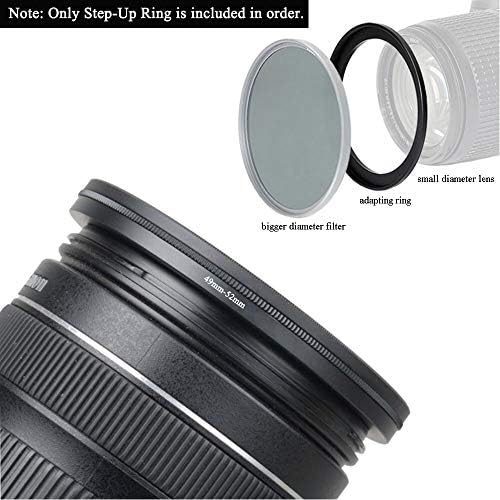 49-52mm-filter-filterski adapterski prsten, 49 mm objektiv do 52 mm filter, kapuljač, pretvarač