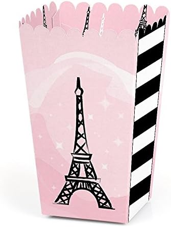 Pariz, Ooh La La - Paris Tematska tuš ili rođendan Party Favorit Kopcorn tretirati kutije - set od 12