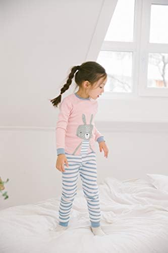 Vaenait Baby Deca Toddler Junior Girls Clotment Rabbit Uskršnja spavaća odjeća Pidžamas 2 set