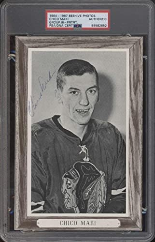 46B Chico Maki Portret - 1964. Fotografije košnica III HOCKEY CARDS OCJENOVI PSA AUTO - AUTOGREM NHL