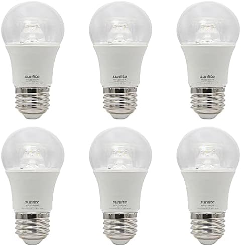 Sunlite 41701 LED A15 aparat za prozirnu žarulju, 6 vati, 450 lumena, Srednja baza, 90 CRI, zatamnjiva,