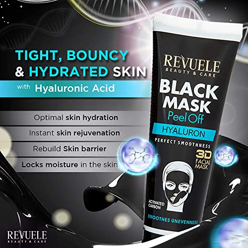 Revuele hidratantna krema Hyaluron 3D Black Peel Off Contour maska 80mL [uvezeno iz Evrope]- hidrira, podmlađuje,