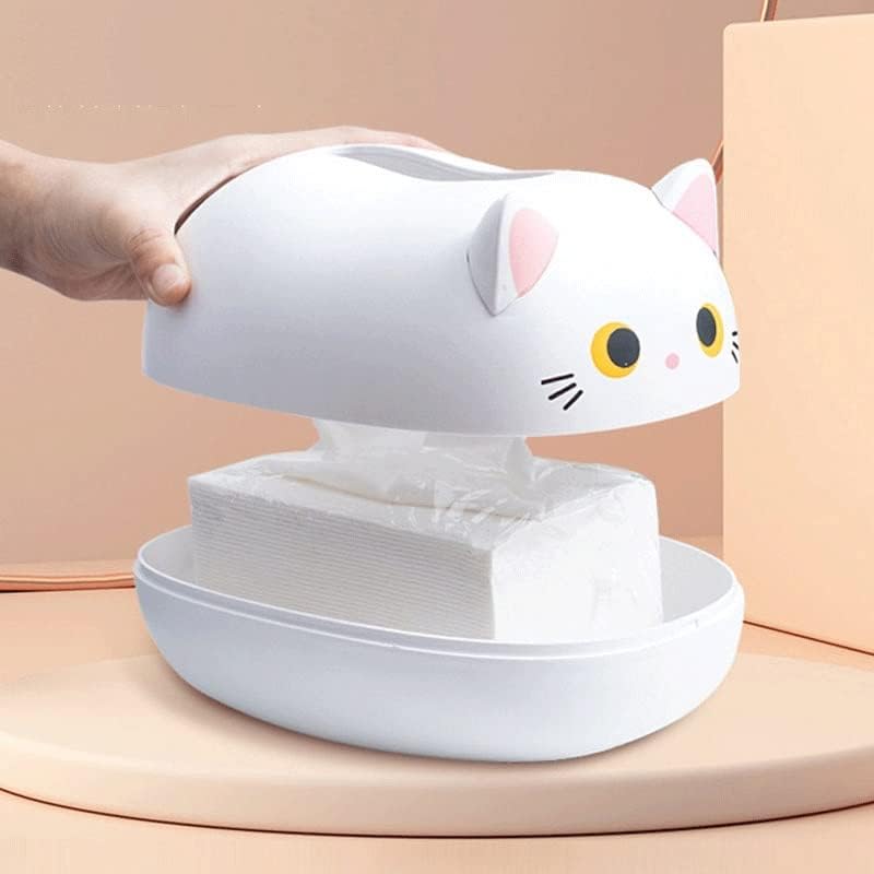Renslat Mačke kutije za tkivo kuhinja Kuhinjska kutija za skladištenje u salvetu Desktop toaletni papir
