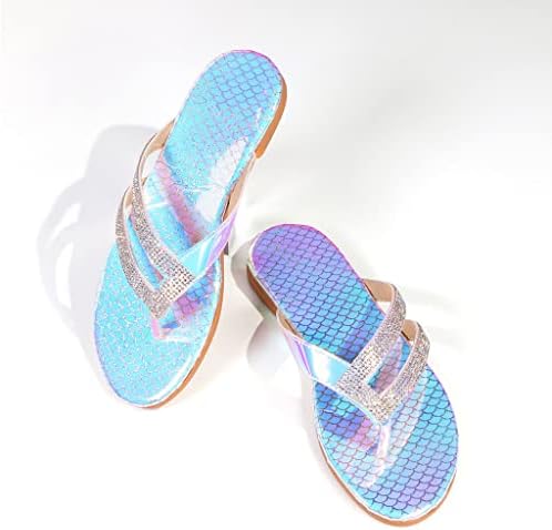 RBCulf ženske papuče 2023 modna ljetna cipela od ravnog donjeg ravnog kapica za flop snimka na sandalama