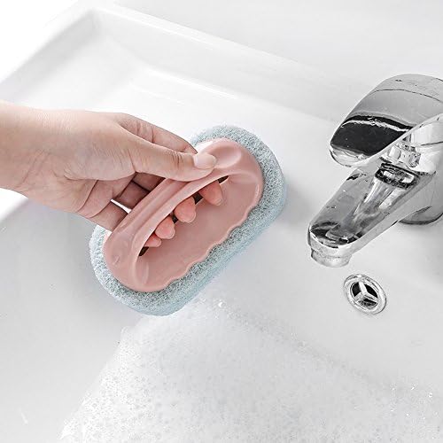 Grey990 Jaka vožnja za sunčanje Zidna kistava Plastična ručica za pranje za čišćenje pranja ružičasta