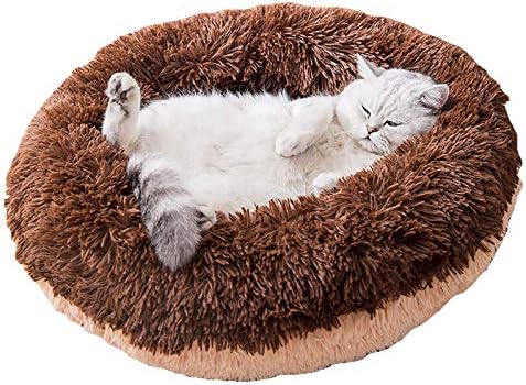 ZHYING okrugli krevet za mačke,mekan i udoban jastuk,periva Sofa,za male kućne ljubimce,L