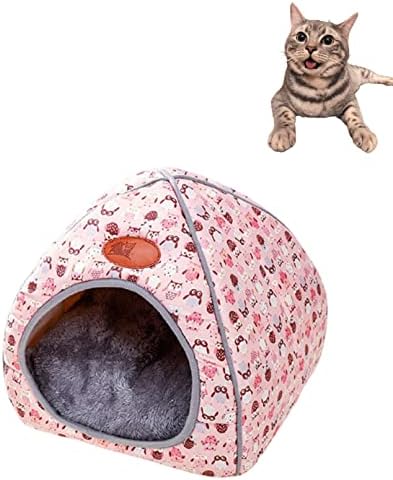 Samogrevajući krevet za mačke-zečji dizajn mačja kuća za mačke prenosive uklonjive perive mačke