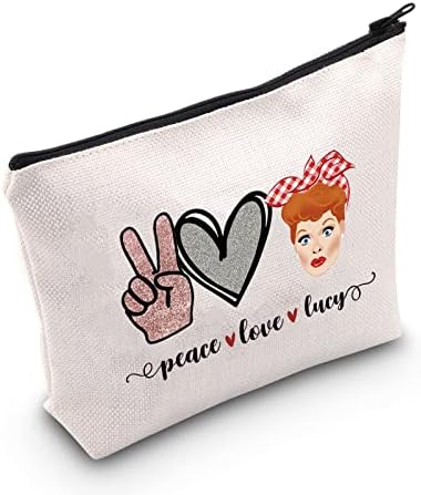 Pofull TV emisija inspirisan poklon Lucy Fan poklon mir ljubav Lucy Makeup Zipper torbica torba za žene