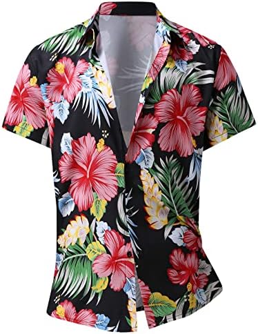 XILOCCER MENS 2 komada kratkotrajna majica dolje Ležerne prilike kratkog odijela Ljetna plaža odijela Havajska