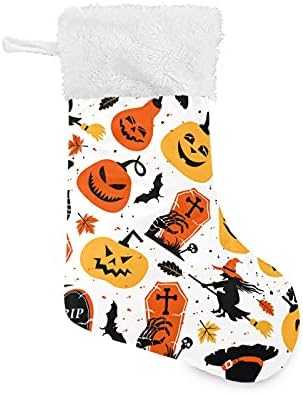 Sinestour Halloween bundeve vještice Božićne čarape Velike Xmas čarape za božićno stablo Kamin Zidni