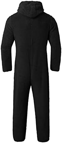 Zimske fleke toplice pidžama, plus veličine za odrasle jedan komad kombinezon sa dugminom dukserice