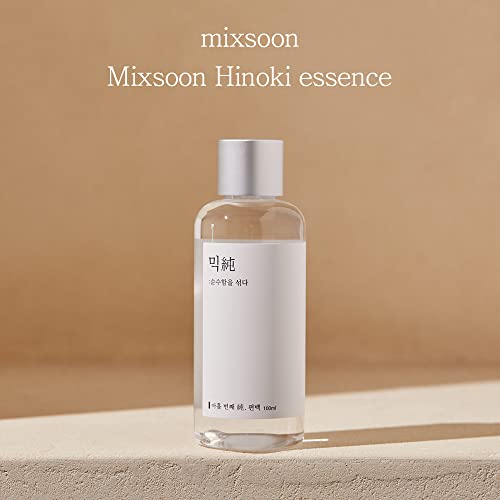 Mixsoon] Hinoki Essence 3.38 fl oz / 100 ml | esencija lica za umirivanje i ishranu kože, bogata vitaminima