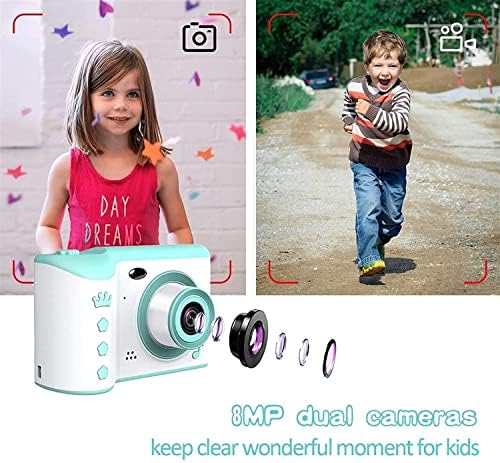NCRD Dječji selfie kamera, božićni rođendanski pokloni za dječake, HD digitalne video kamere, prijenosna igračka za dječak sa 32 GB SD karticom