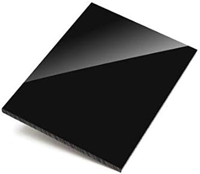 Zerobegin akrilni Lim, Crna glatka ploča od pleksiglasa, laka za sečenje, Širina 500mm