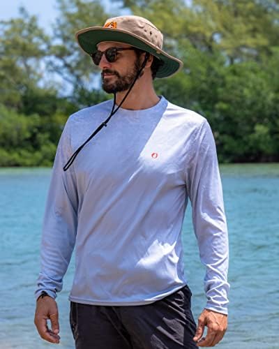 Američka na otvorena Muška lagana UV grafička majica za zaštitu od sunca s dugim rukavima